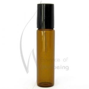 15ml Amber glass bottle with Roller Ball Top