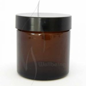 60ml Amber glass Jar with Lid